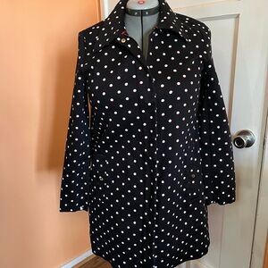 Rafaella Black and White Polka Dot Jacket